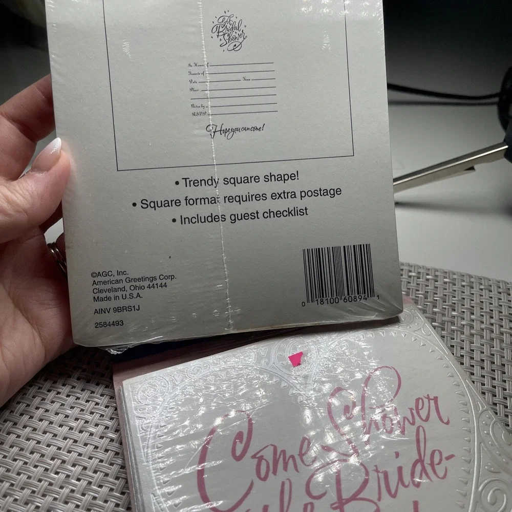 Bridal Shower Invitations Vintage 10 Cards/Envelopes 5